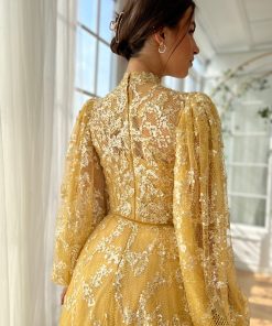 Teuta matoshi-Citrine Breeze Gown 2