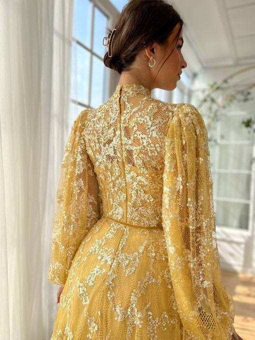 Teuta matoshi-Citrine Breeze Gown - Image 2