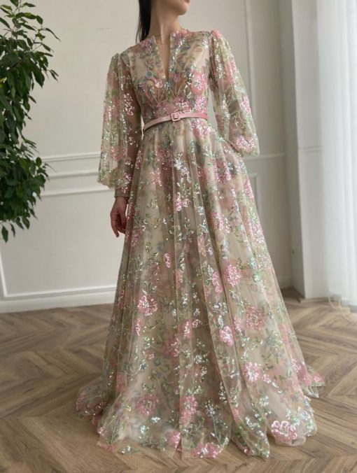Teuta matoshi-Daydream Floral Gown - Image 2