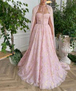 Teuta matoshi-Cherry Blossom Parfait Gown