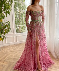 Teuta matoshi-Pink Elysian Elegance Gown 2