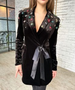 Teuta matoshi-Midnight Blossom Blazer 2