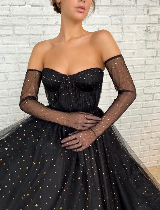 Teuta matoshi-Midnight Stargazer Gown
