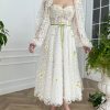 Teuta matoshi-Cherry Ivory Dress 4