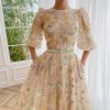 Teuta matoshi-Whimsical Flora Gown