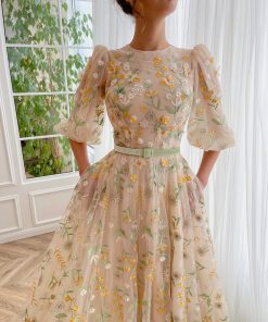 Teuta matoshi-Whimsical Flora Gown