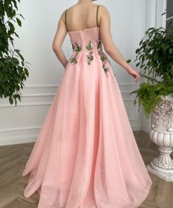Teuta matoshi-Pink Ivy Whimsical Gown 2