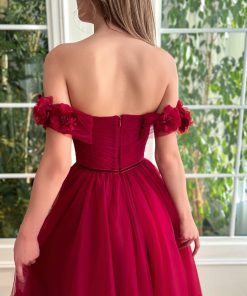 Teuta matoshi-Royal Crimson Cherry Gown 2