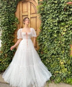 Teuta matoshi-Daisy Elegance Cascade Gown