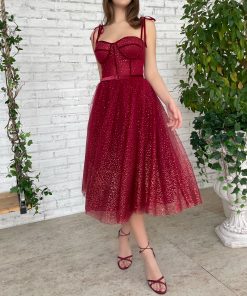 Teuta matoshi-Ruby Slippers Midi Dress