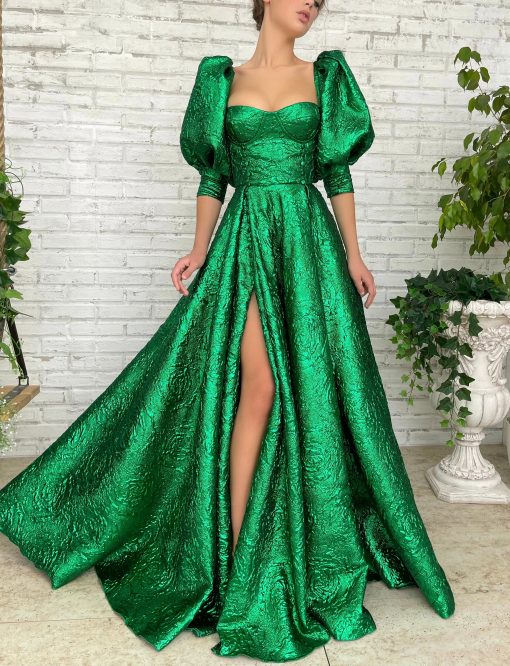 Teuta matoshi-Emerald Palace Puff Gown