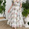 Teuta matoshi-The Wildflowers Two-piece Dress