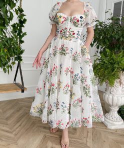 Teuta matoshi-The Wildflowers Two-piece Dress