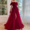 Teuta matoshi-Royal Crimson Cherry Gown