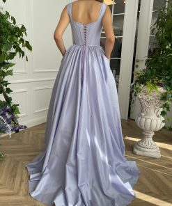 Teuta matoshi-Periwinkle Skies Corset Gown 2