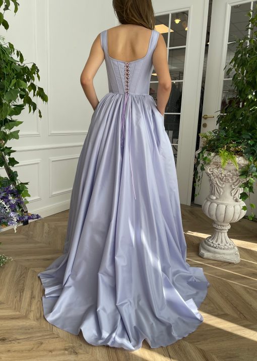 Teuta matoshi-Periwinkle Skies Corset Gown - Image 2