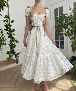 Teuta matoshi-Rosette Ivy Fields Corset Dress