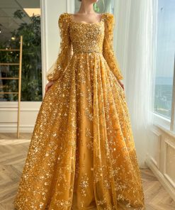 Teuta matoshi-Marigold Reverie Gown