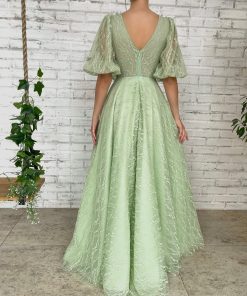 Teuta matoshi-Mint Tea Gown 2