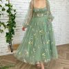 Teuta matoshi-Pastel Castle Off the Shoulder Dress 4