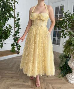 Teuta matoshi-Daffodil Ruffles Dress