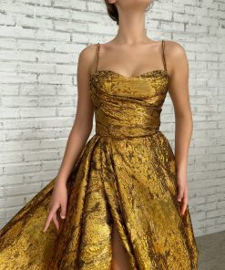 Teuta matoshi-Autumn Leaves Gown
