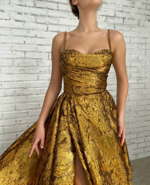 Teuta matoshi-Autumn Leaves Gown