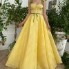 Teuta matoshi-Cascading Ivy Off-Shoulder Dress 3