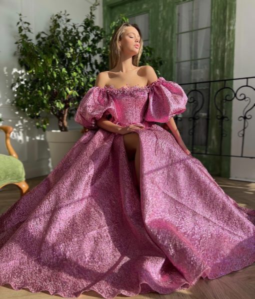 Teuta matoshi-Daydream Candy Brocade Gown