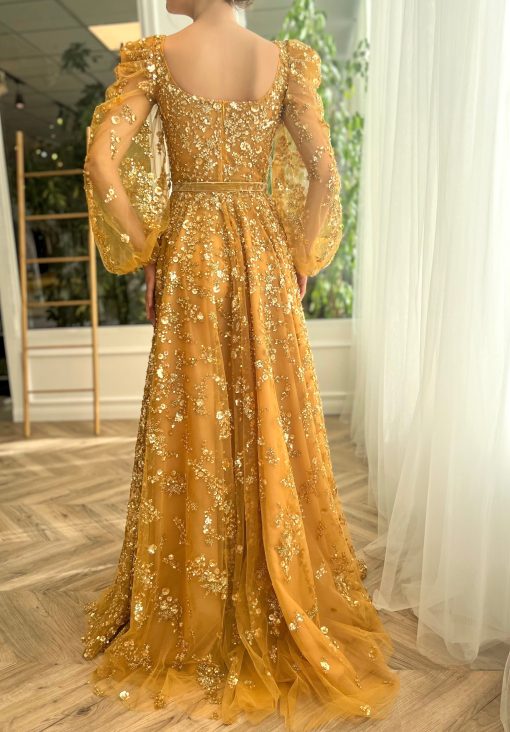 Teuta matoshi-Marigold Reverie Gown - Image 2