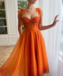 Teuta matoshi-Igniting Embers Gown