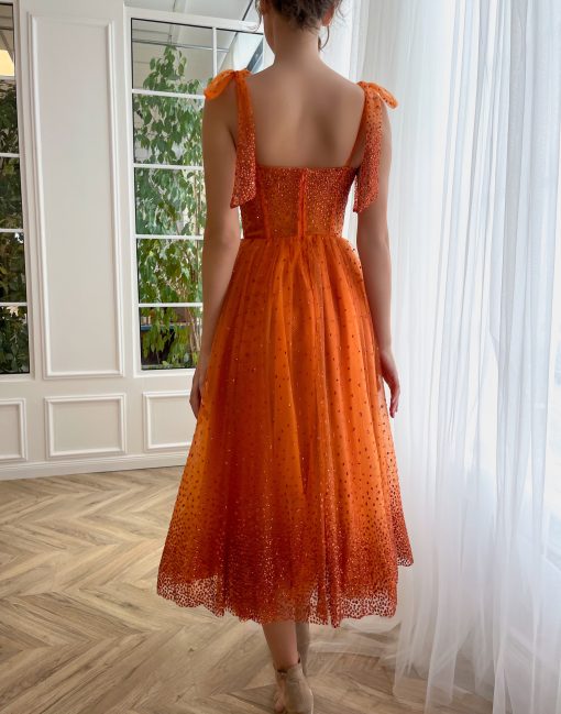 Teuta matoshi-Igniting Embers Gown - Image 2
