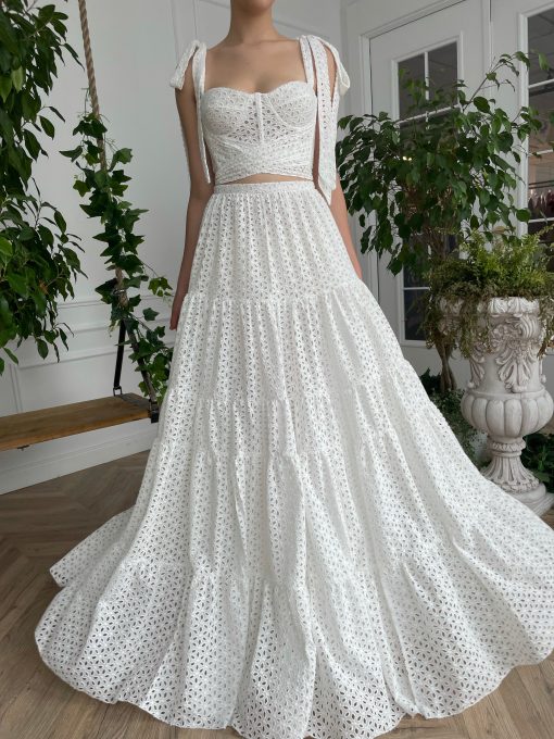 Teuta matoshi-Calla Lily Bloom Gown - Image 2