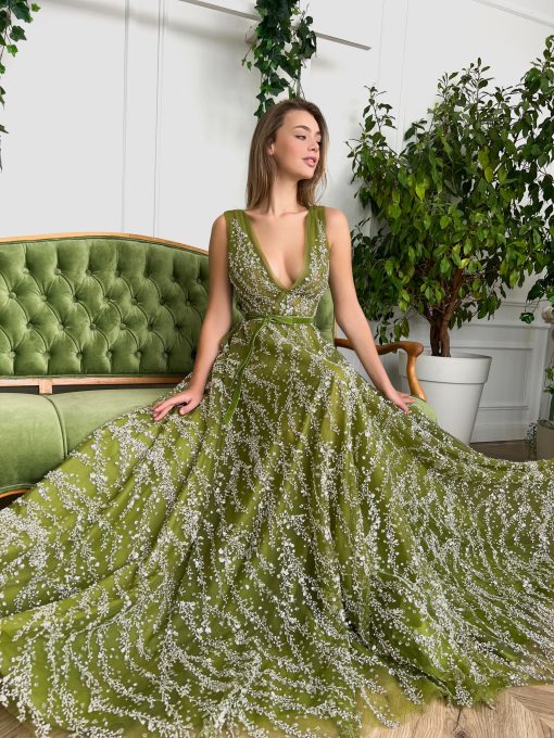 Teuta matoshi-Idyllic Iris Gown
