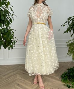 Teuta matoshi-Daisy Bell Belted Dress