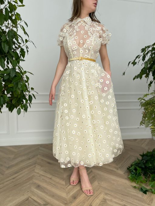 Teuta matoshi-Daisy Bell Belted Dress