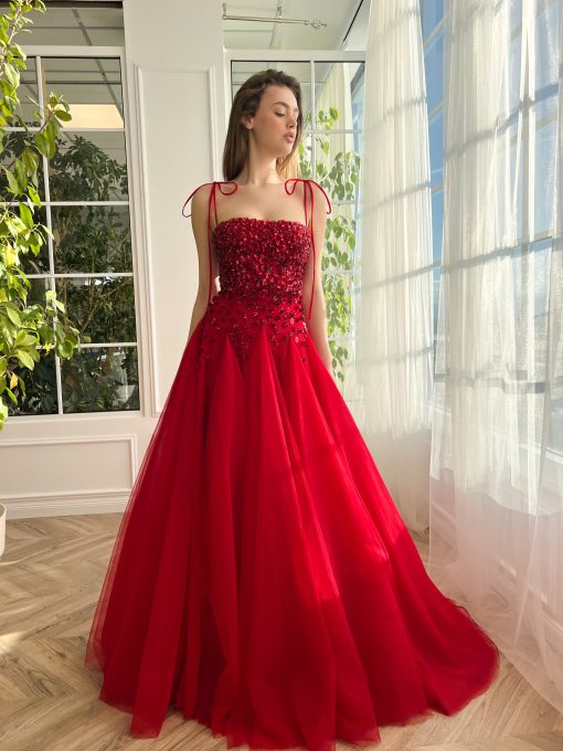Teuta matoshi-Cherry Blossom Elegance Gown