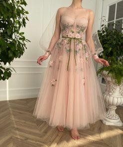 Teuta matoshi-Peony Blush Dress