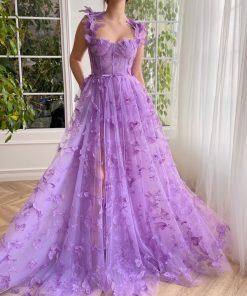 Teuta matoshi-Whimsical Flutter Gown