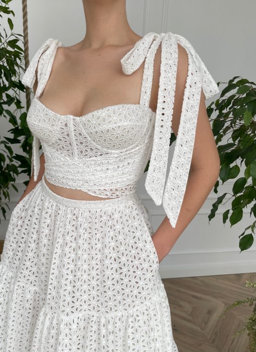 Teuta matoshi-Calla Lily Bloom Gown