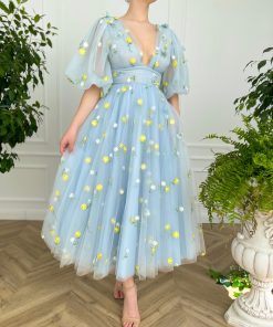Teuta matoshi-Garden in the Sky Dress