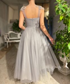 Teuta matoshi-Sable Draped Dress 2