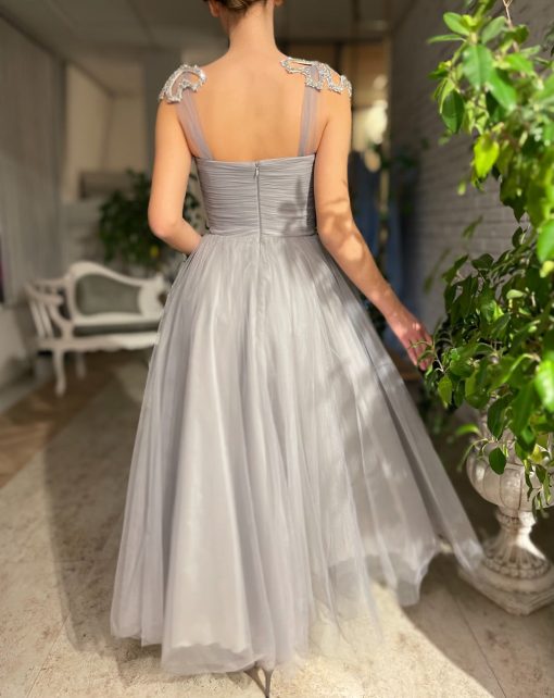 Teuta matoshi-Sable Draped Dress - Image 2