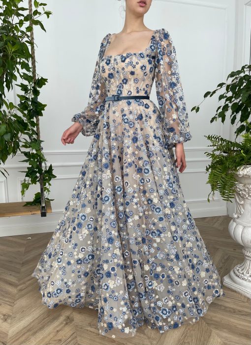 Teuta matoshi-Larkspur Fields Gown