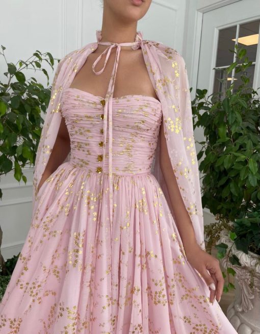 Teuta matoshi-Cherry Blossom Parfait Gown - Image 2