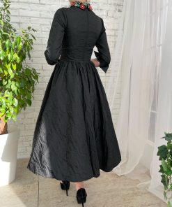 Teuta matoshi-Bejeweled Sable Dress 2