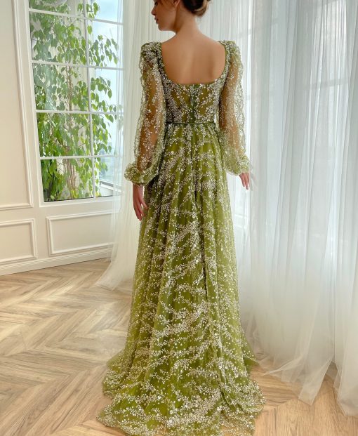 Teuta matoshi-Evergreen Iris Gown - Image 2