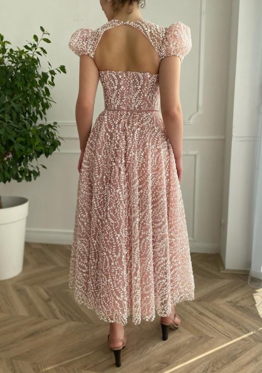 Teuta matoshi-Pink Ivy Dress - Image 2