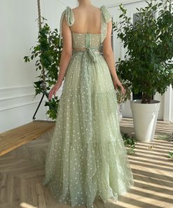 Teuta matoshi-Green Ruffle Gingham Set 2