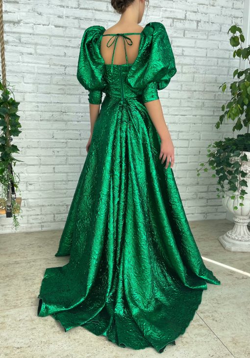 Teuta matoshi-Emerald Palace Puff Gown - Image 2
